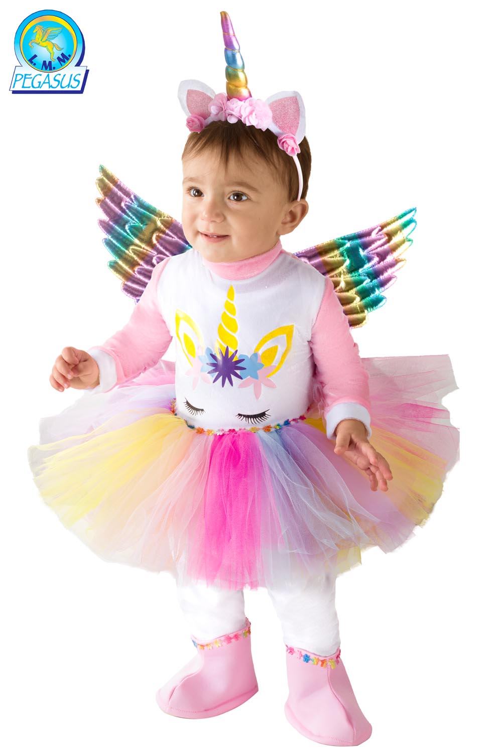 PICCOLA UNICORNO ARCOBALENO PEGASUS COD.2123