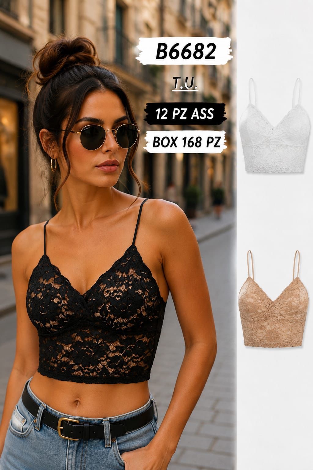 Bralette pizzo art.B6682