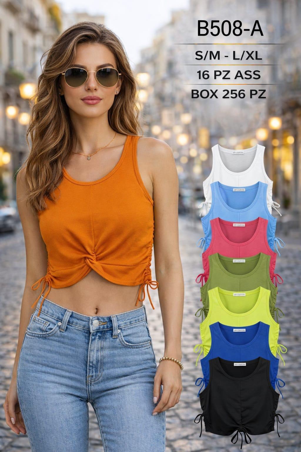 Canotta con nodo art- B 508
