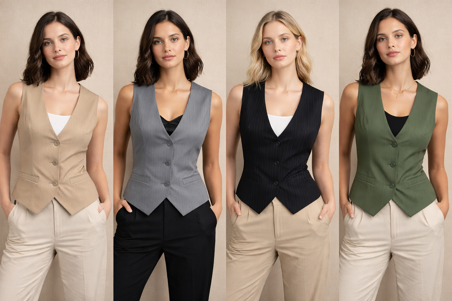 Gilet gessato