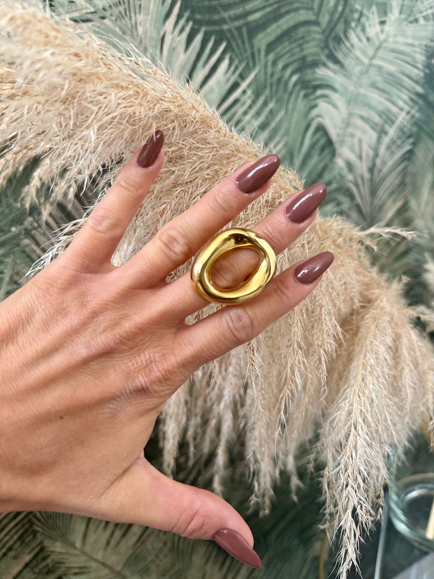 Anello Zara model con base oro