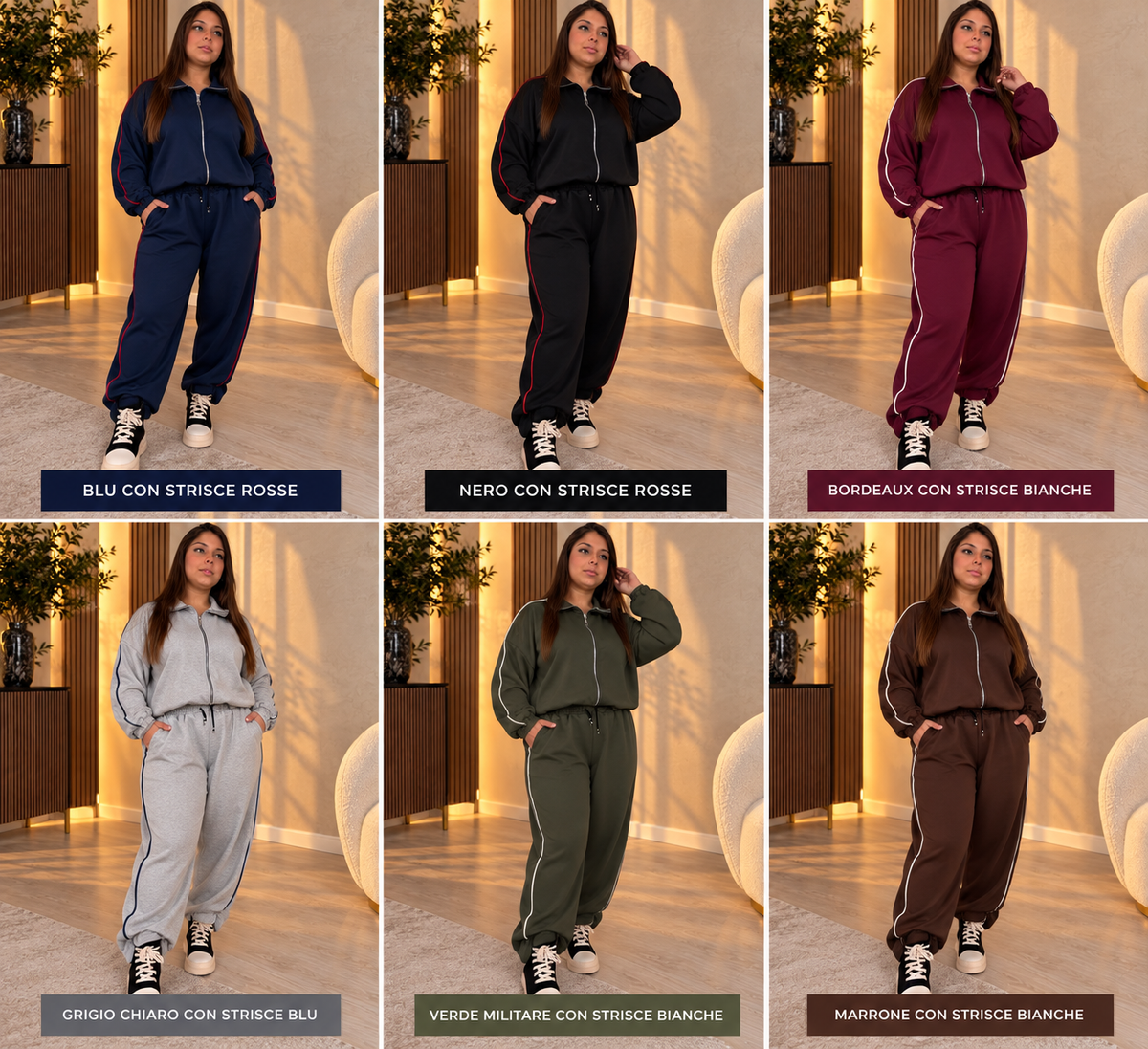 Coordset livia a palazzo curvy