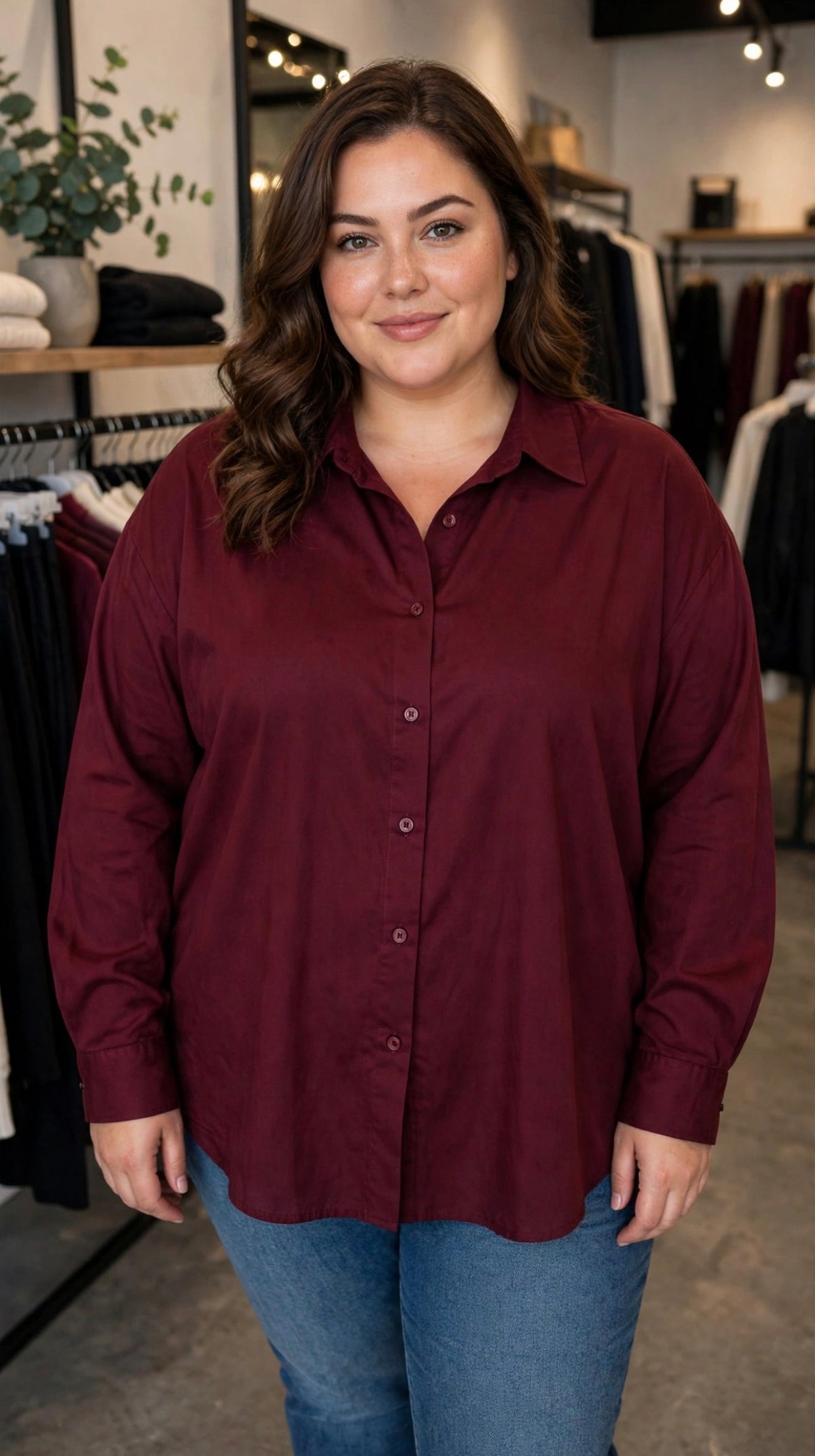 Camicia basic curvy