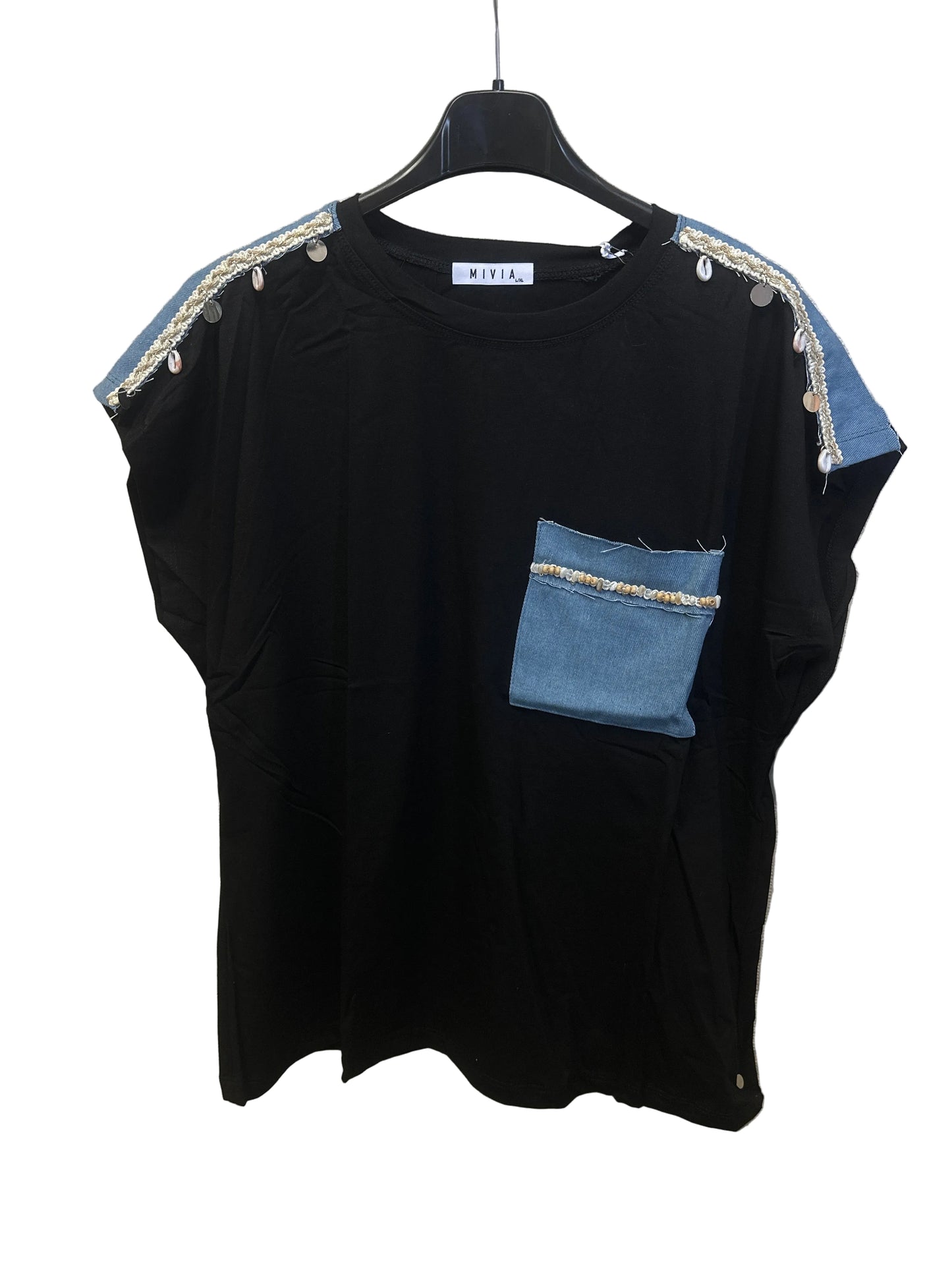 T-shirt con conchiglie art.K740