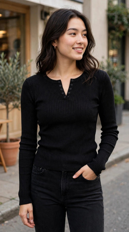 Maglia a costine art- kk8667