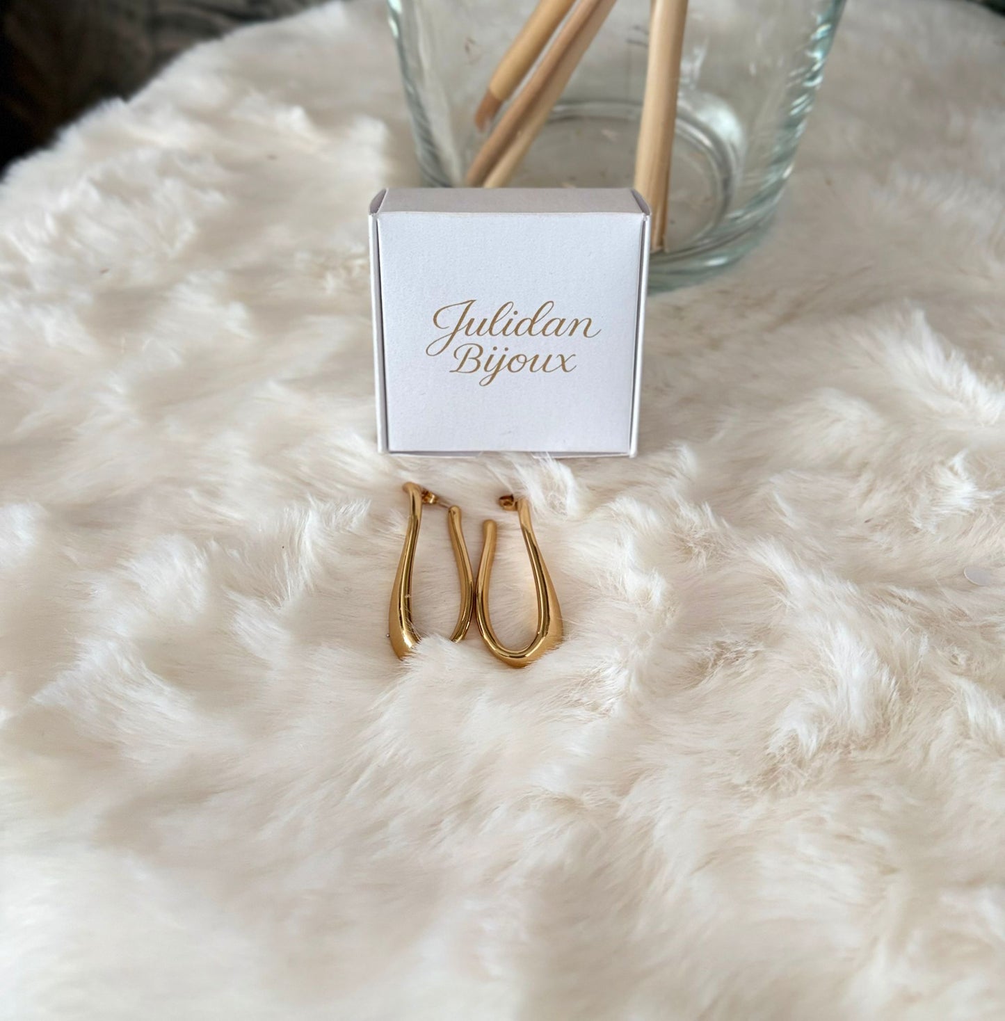 Orecchini a monachella placcati oro