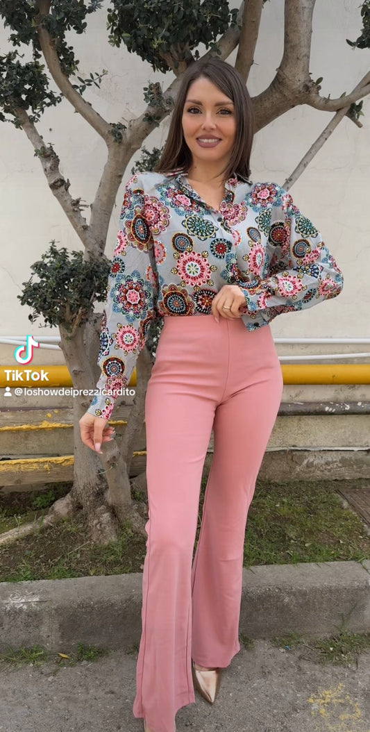 PANTALONE A ZAMPA FABIANA ART-2AB22