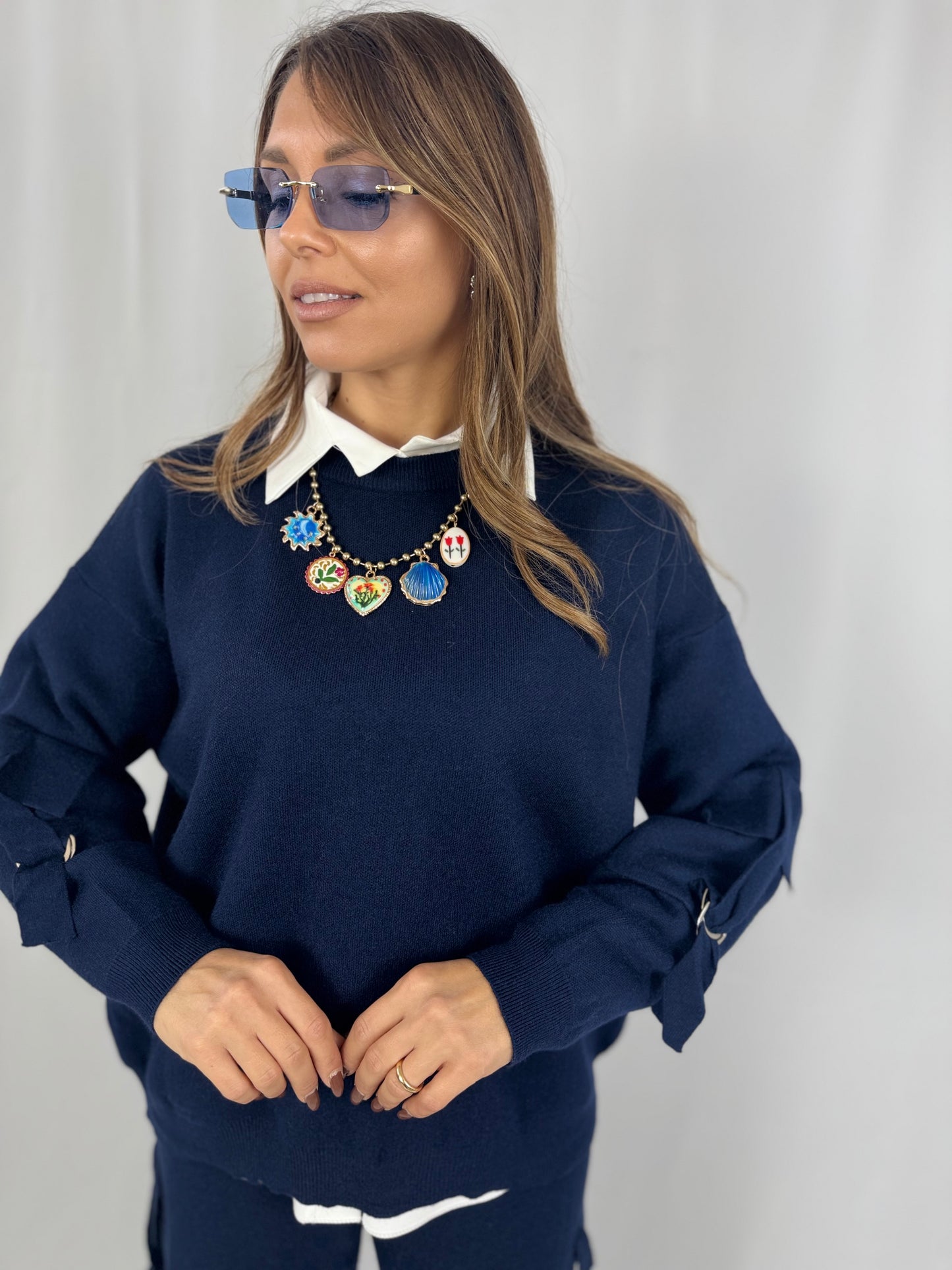 Doppia Collana con ciondoli