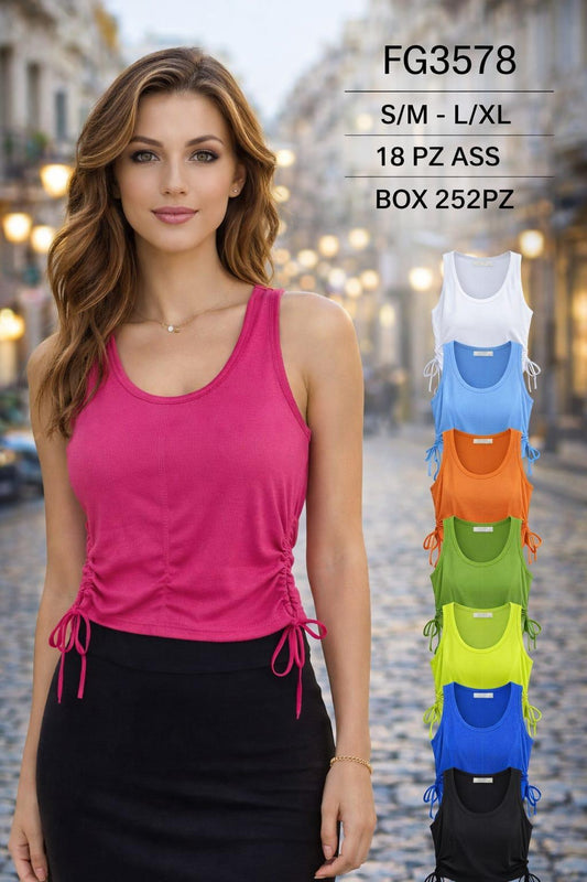 Canotta con laccetti art- fg3578