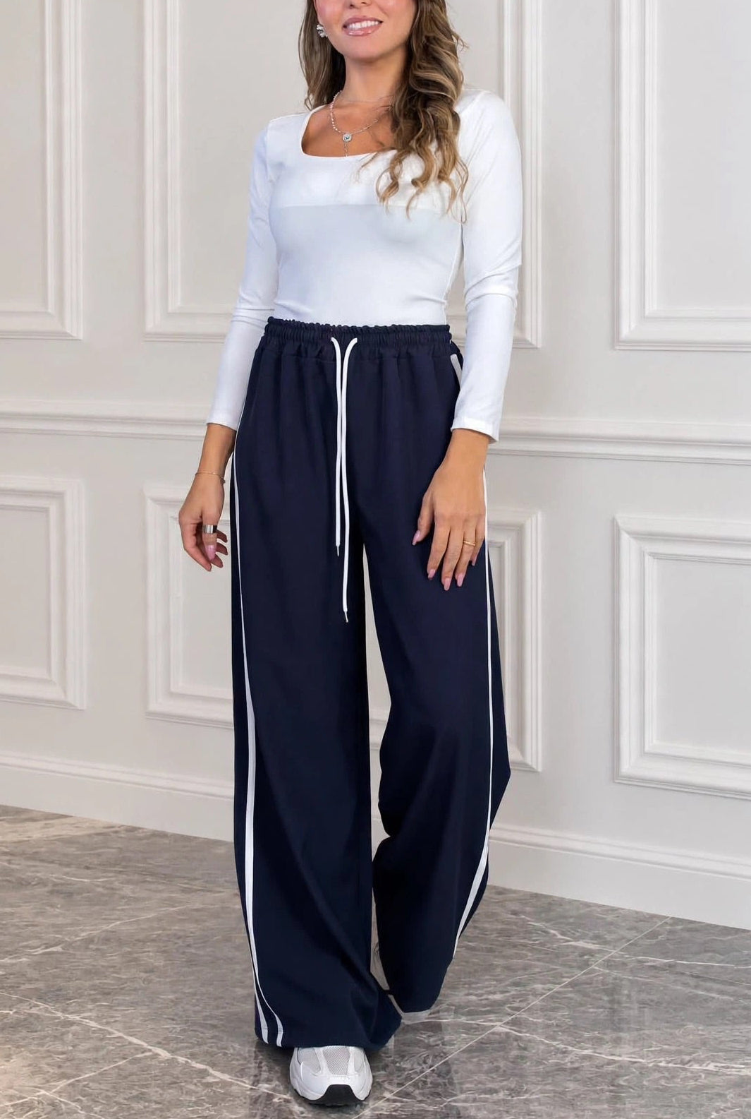 Pantalone mod Adidas gamba larga