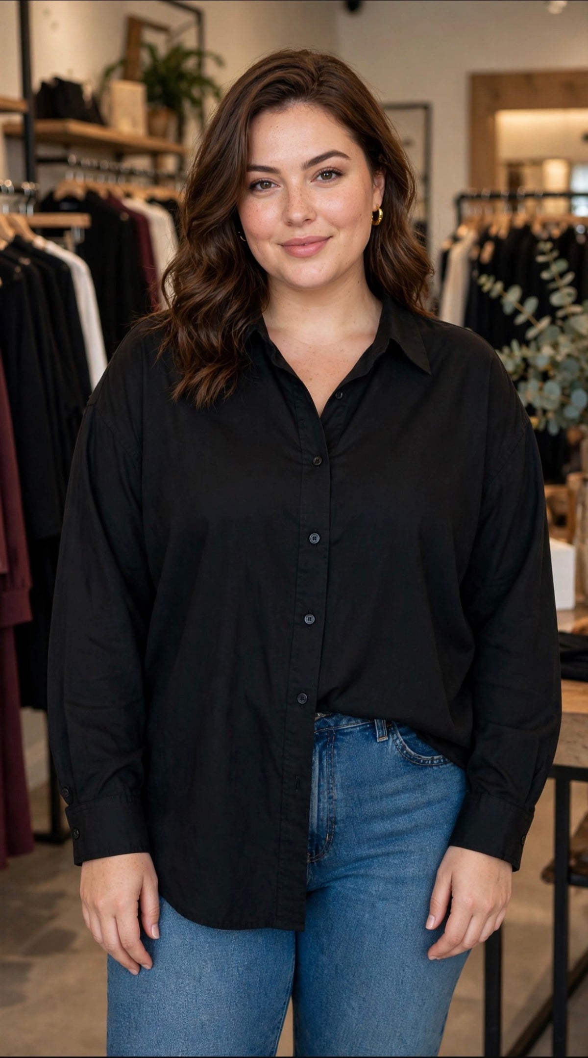 Camicia basic curvy