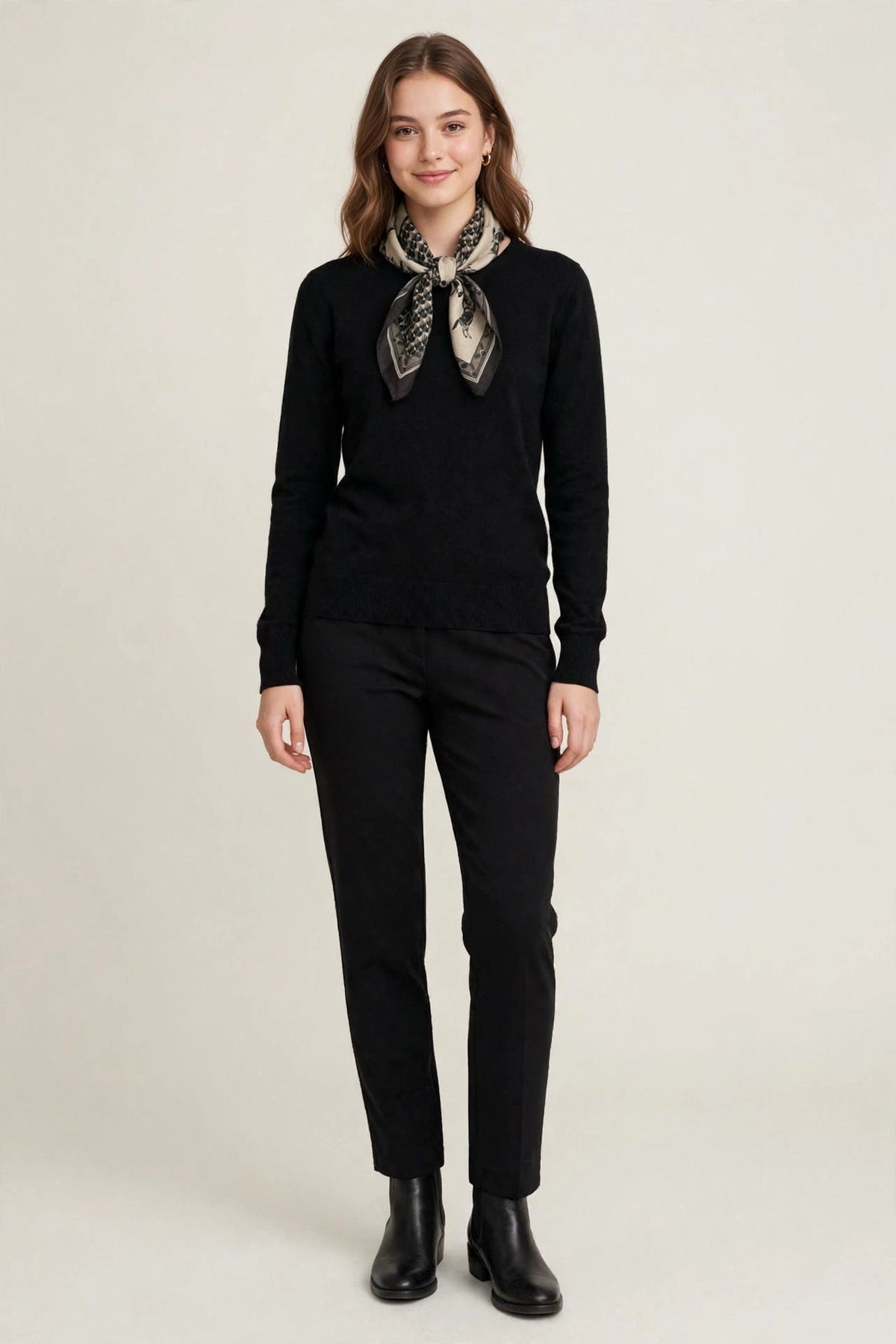 Maglioncino con foulard art- L06888