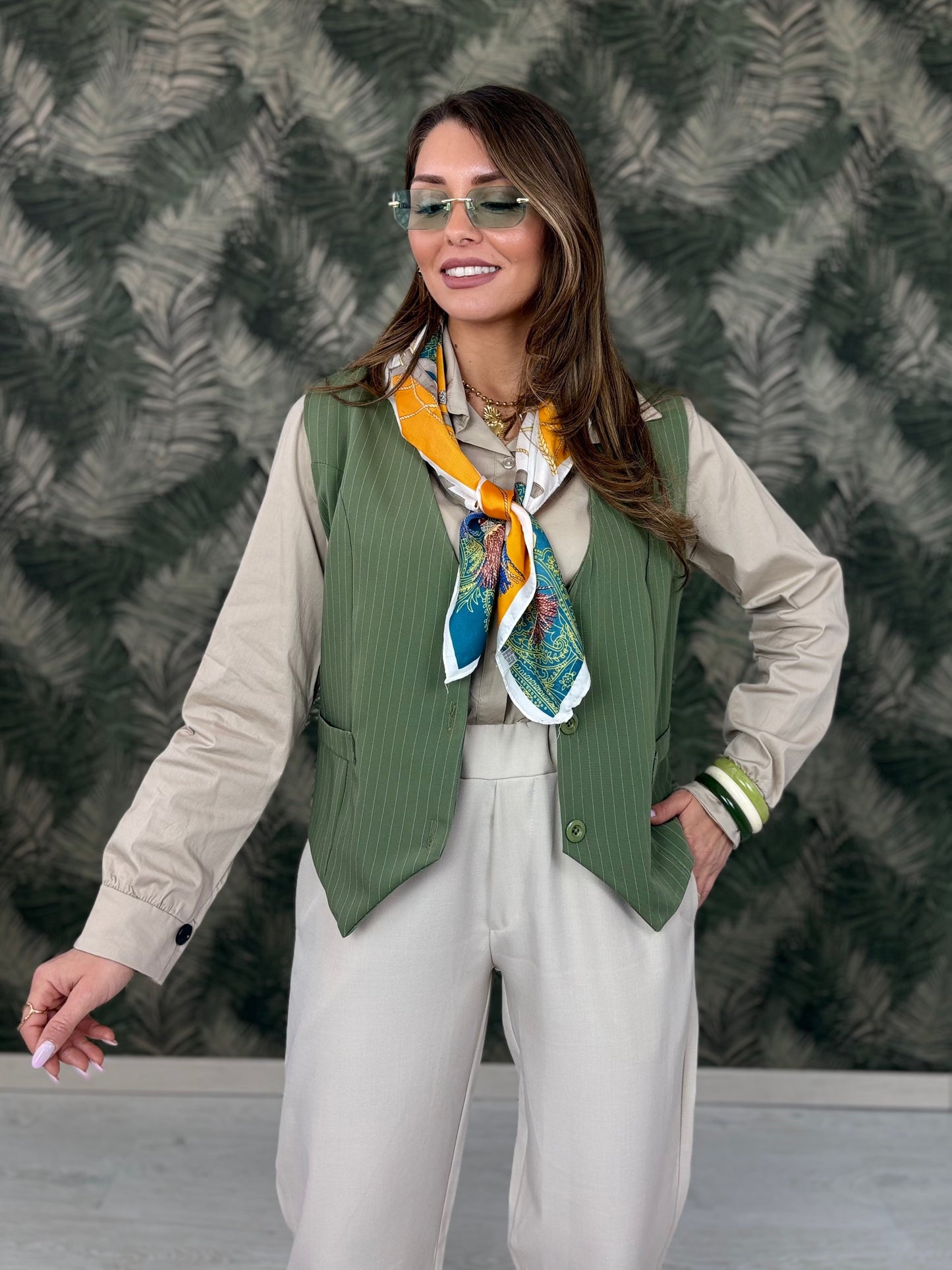 Gilet gessato
