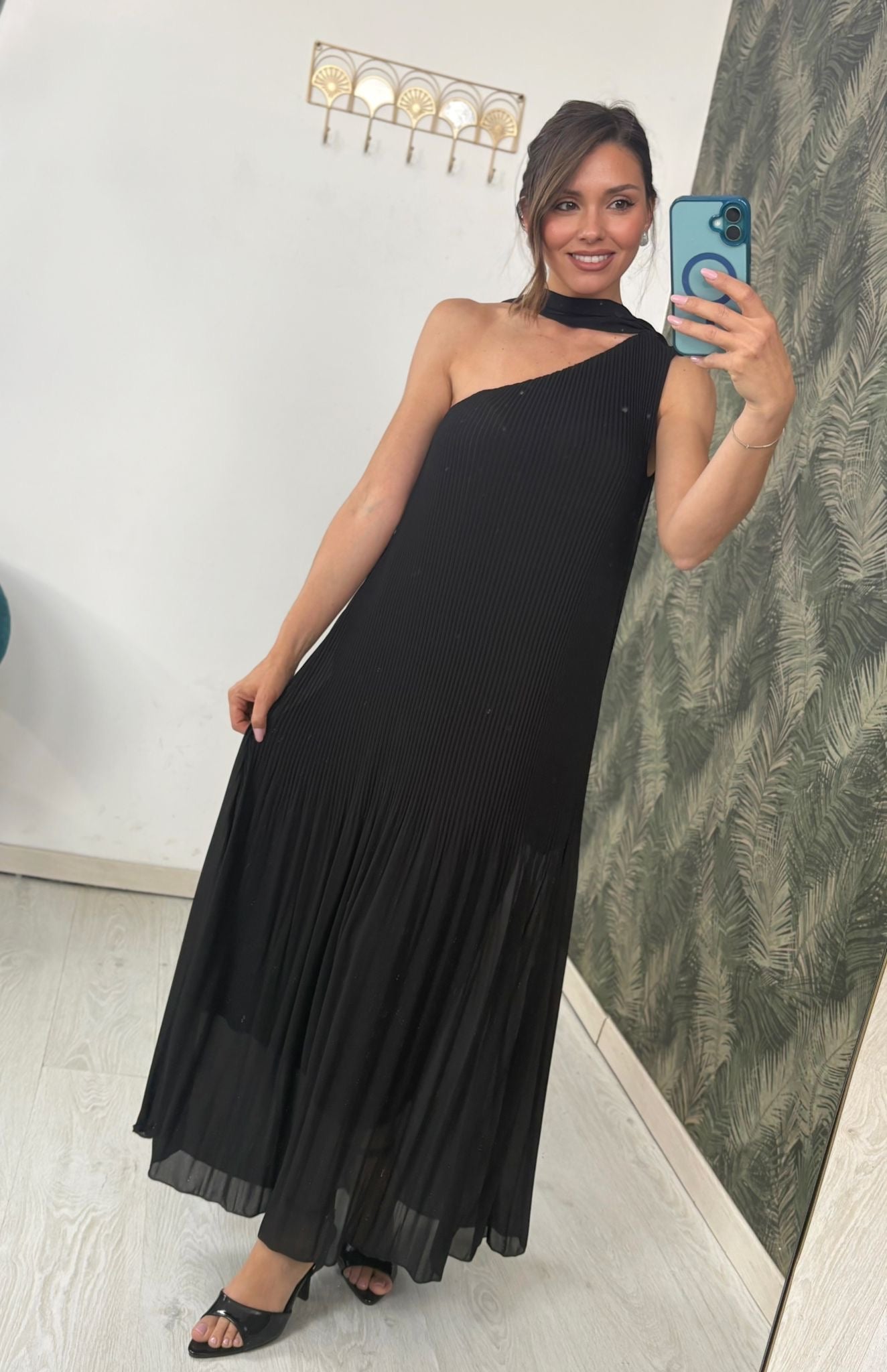 Dress plissè black