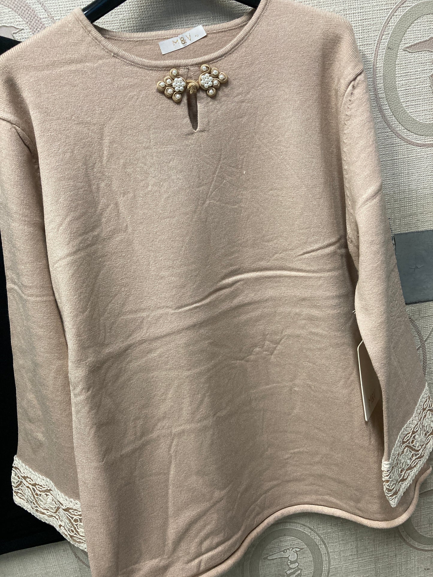 Pull con perline e ricamo Art-a84670 promo