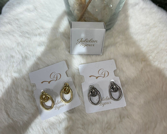 Orecchini a cerchio con nodo promo art. D-1270