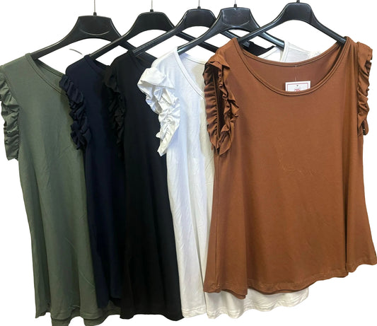 Maglia curvy con arriccio