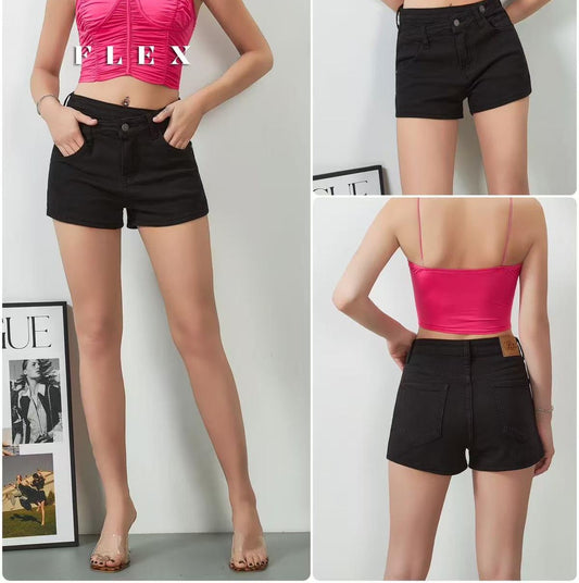 Shorts jeans black art- jf470