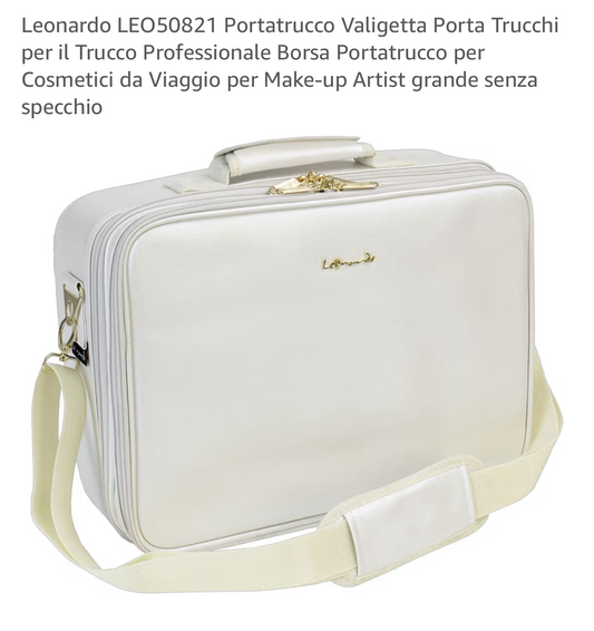 Valigetta portatrucco Leonardo in eco pelle art.50821