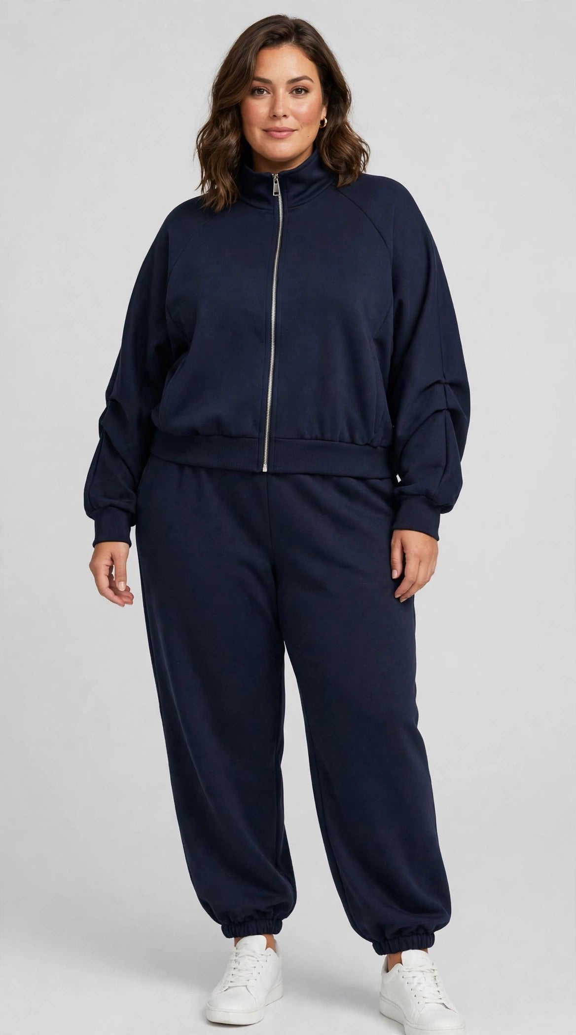 Tuta basic con elastico giù curvy