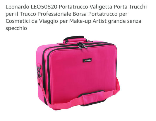 Valigetta portatrucco Leonardo in stoffa art.508020