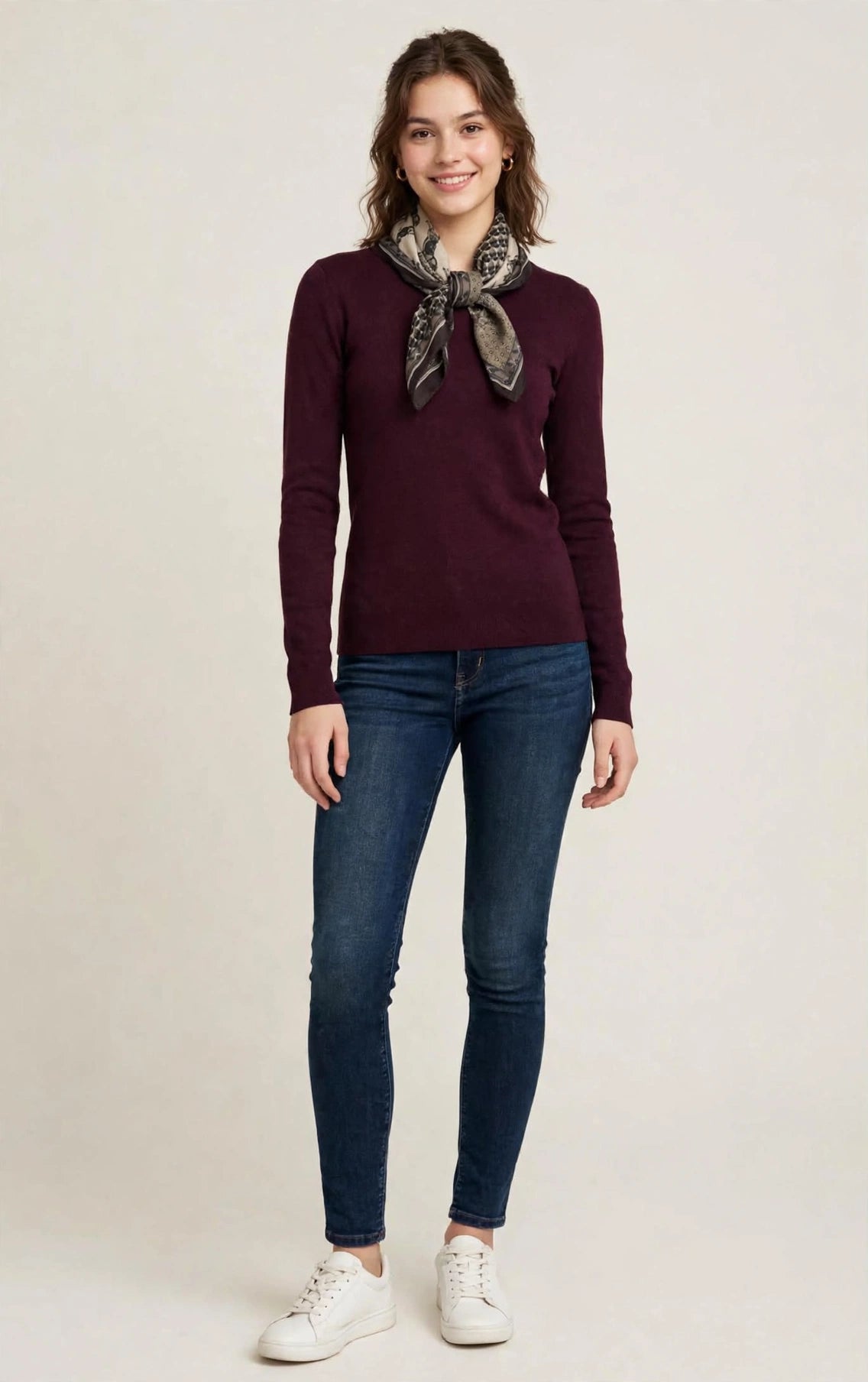 Maglioncino con foulard art- L06888