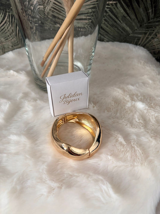 Bracciale rigido placcato in  oro