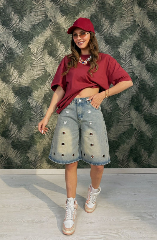 Bermuda jeans Art-9110