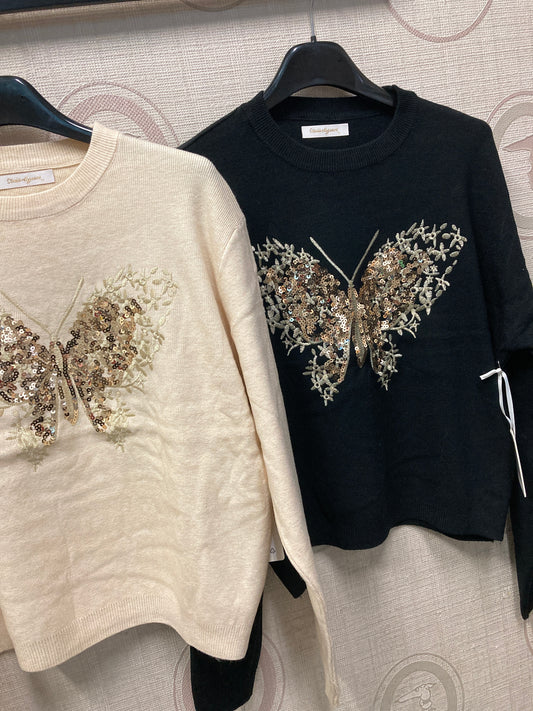 Pull con paillettes Art-ab7871