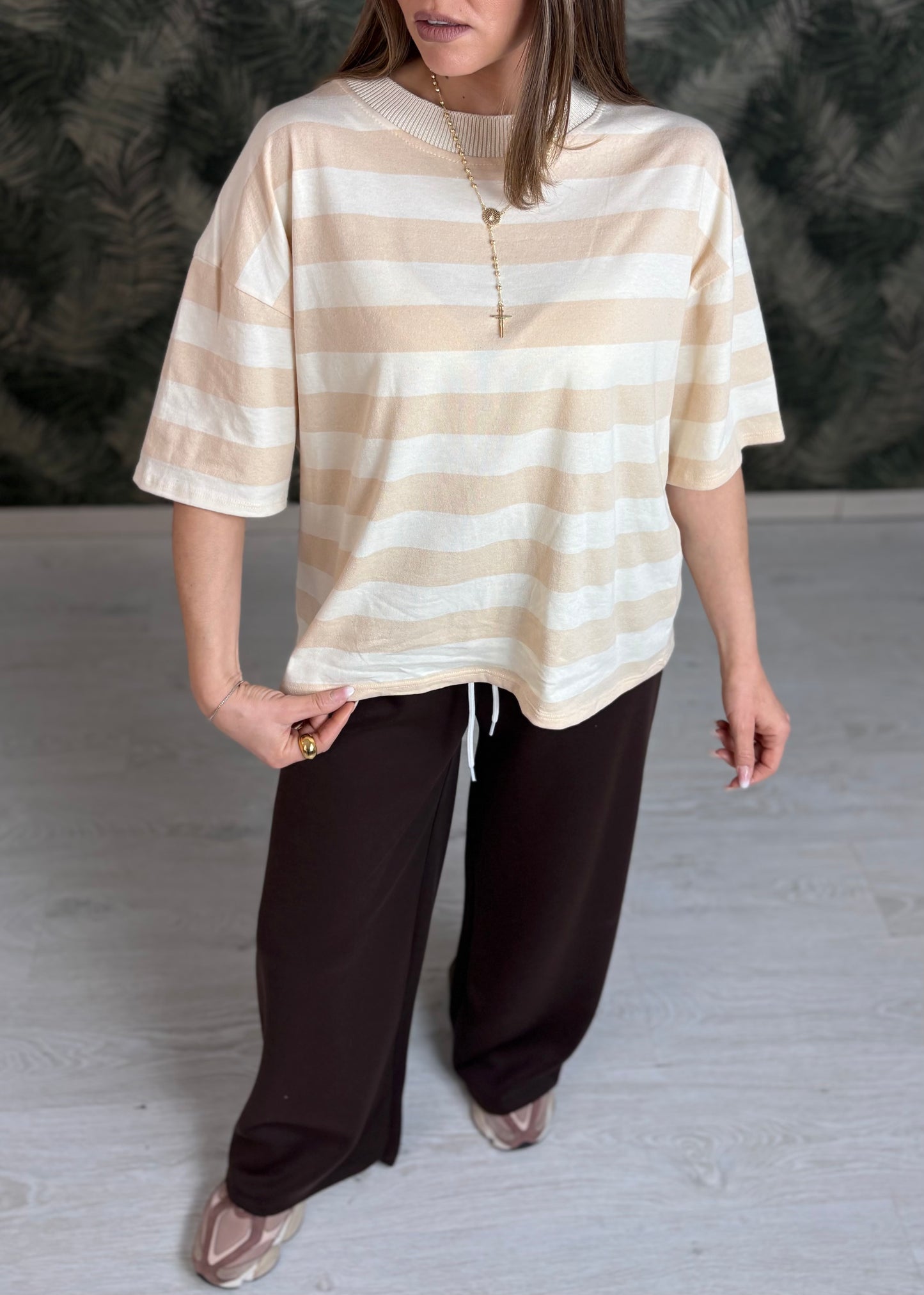 Maglia righe bi-colore