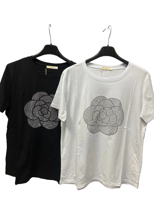 T-shirt Fiore strass art- 82542