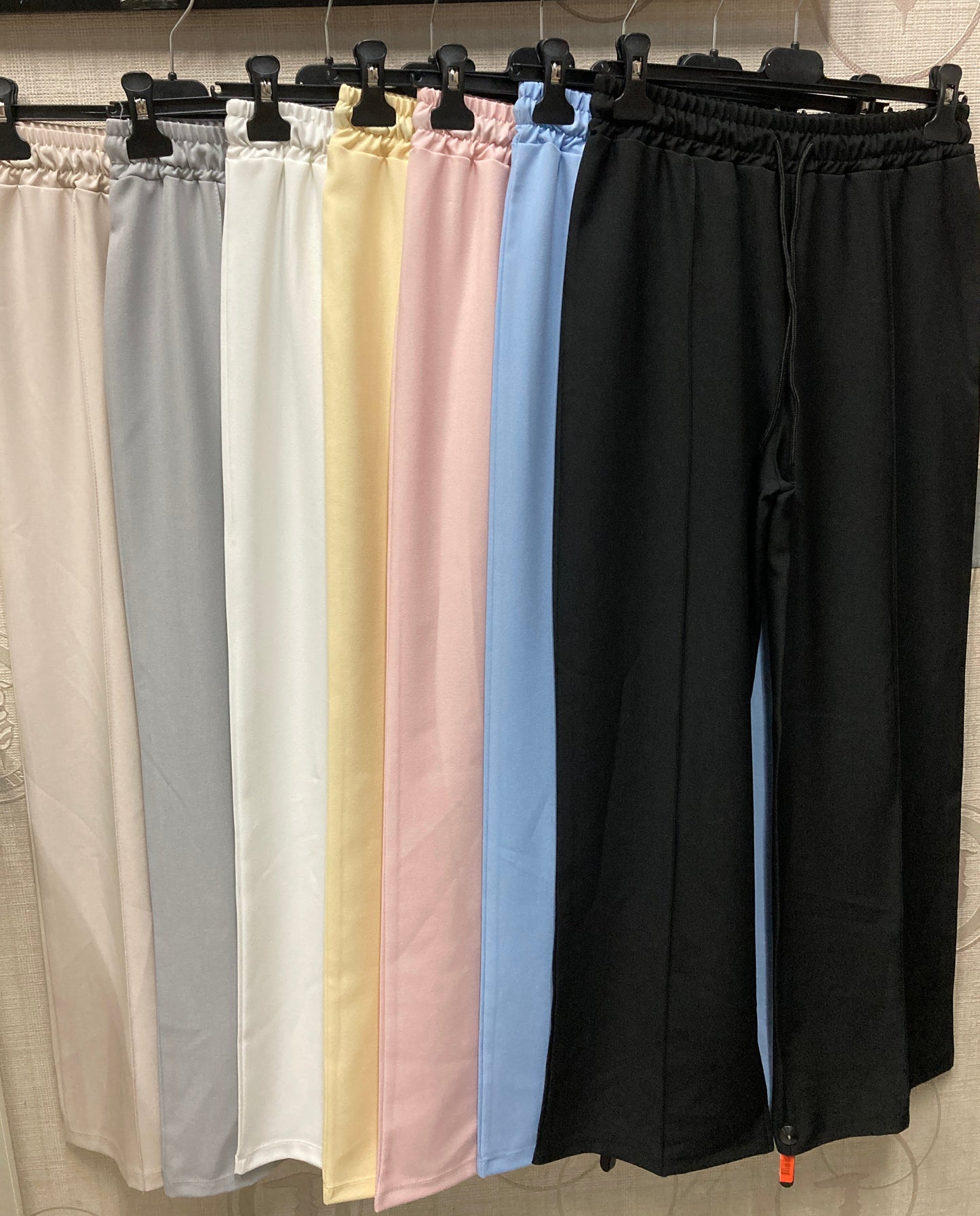 Pantalone con elastico a palazzo