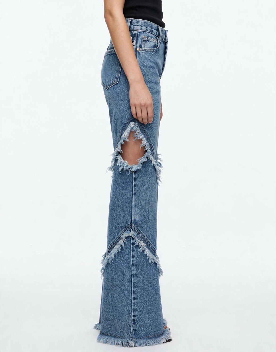 Jeans Spiral sfrangiato art- k170