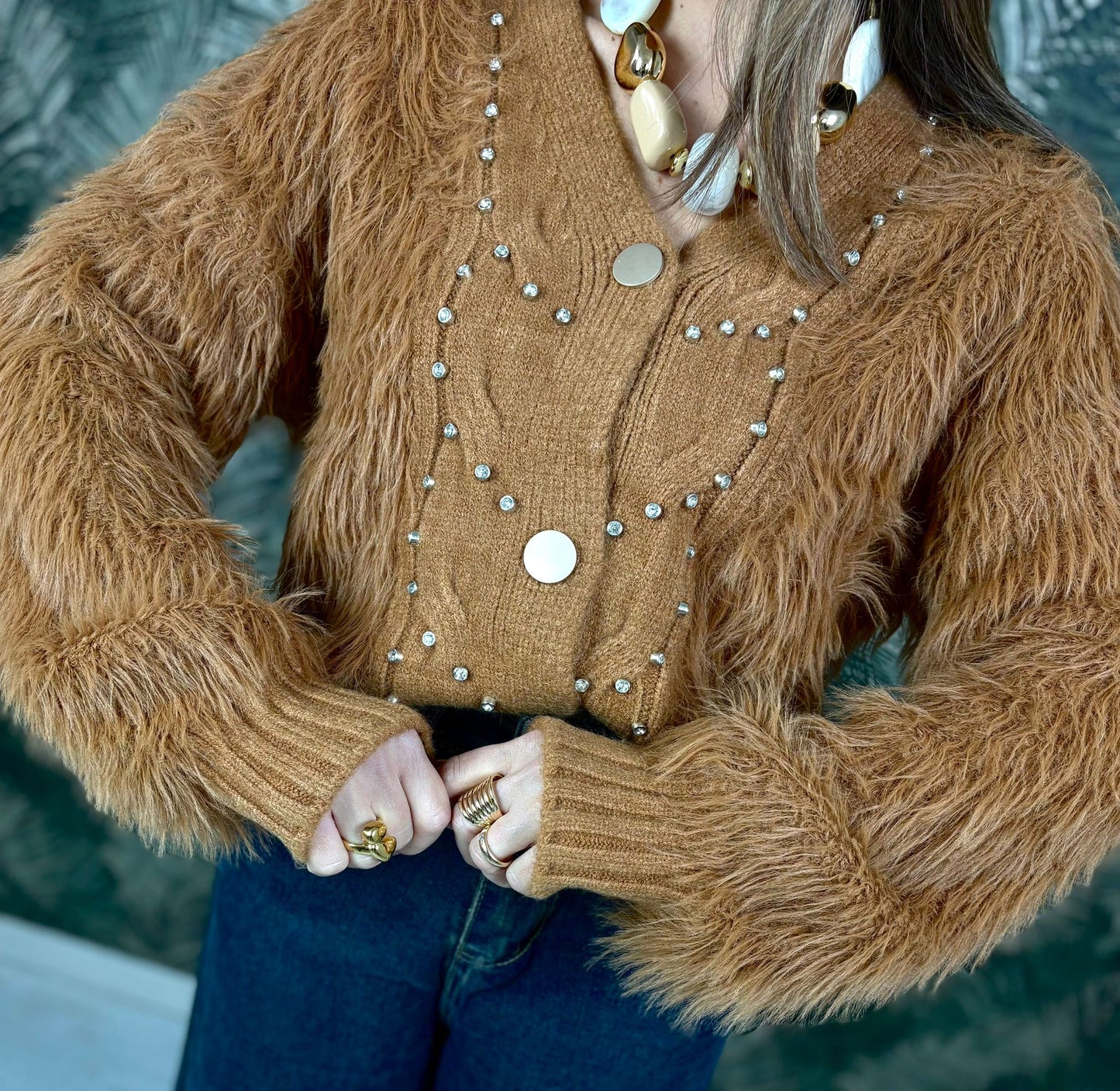 Collana con pietre colorate