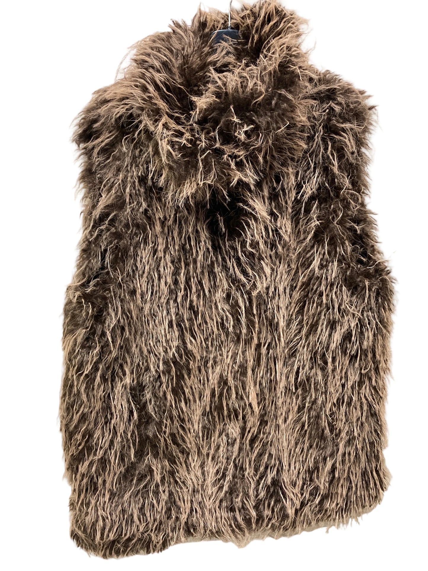 Pelliccia smanicato fluffy