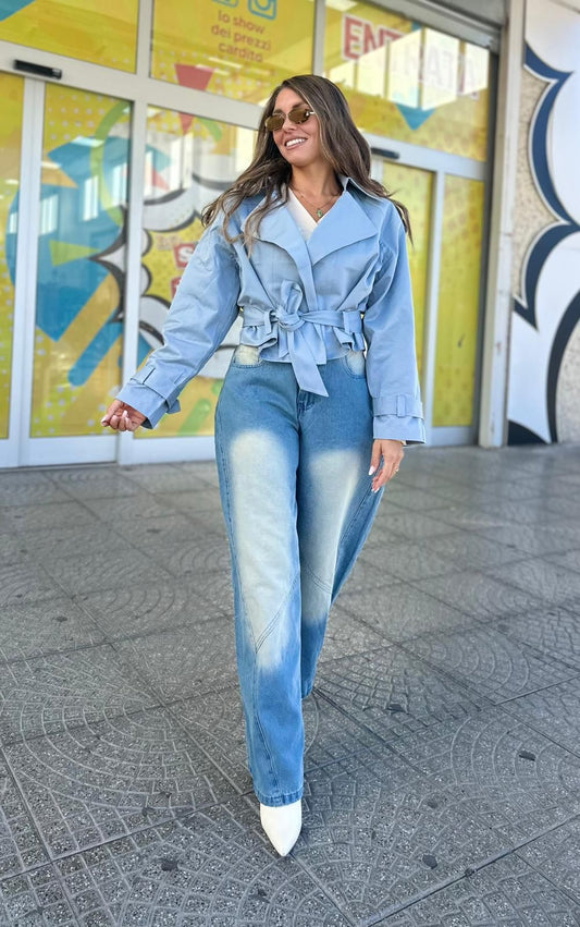 Giacca crop art.B9385CL