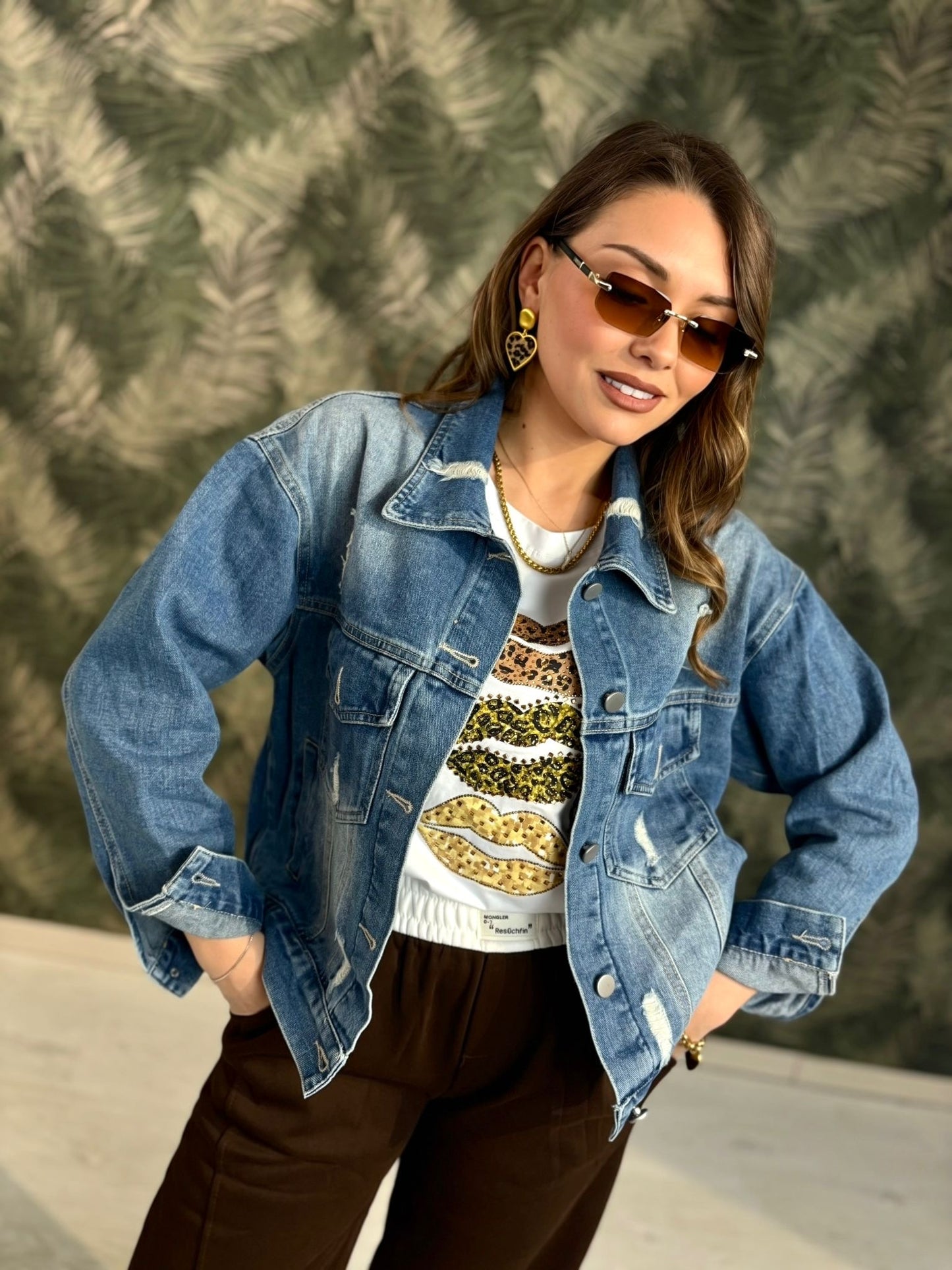 Giubbotto denim jeans art.VJ4589