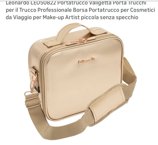 Borsa portatrucco piccola senza specchio LEONARDO