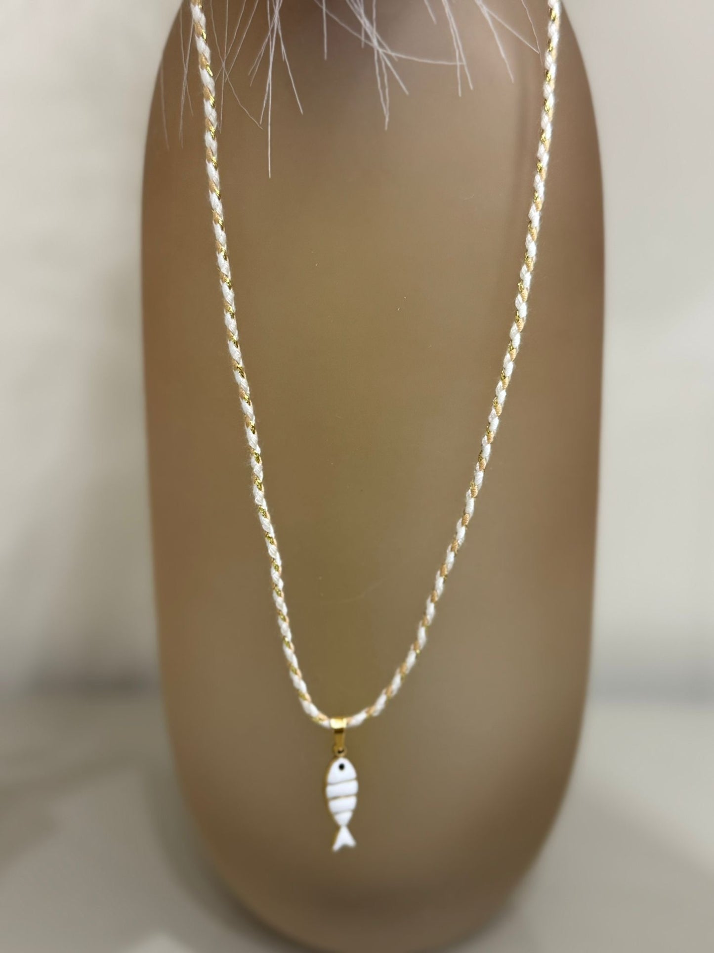 Collana mod.elle ferguson bondi con ciondolo a forma di pesce smaltato
