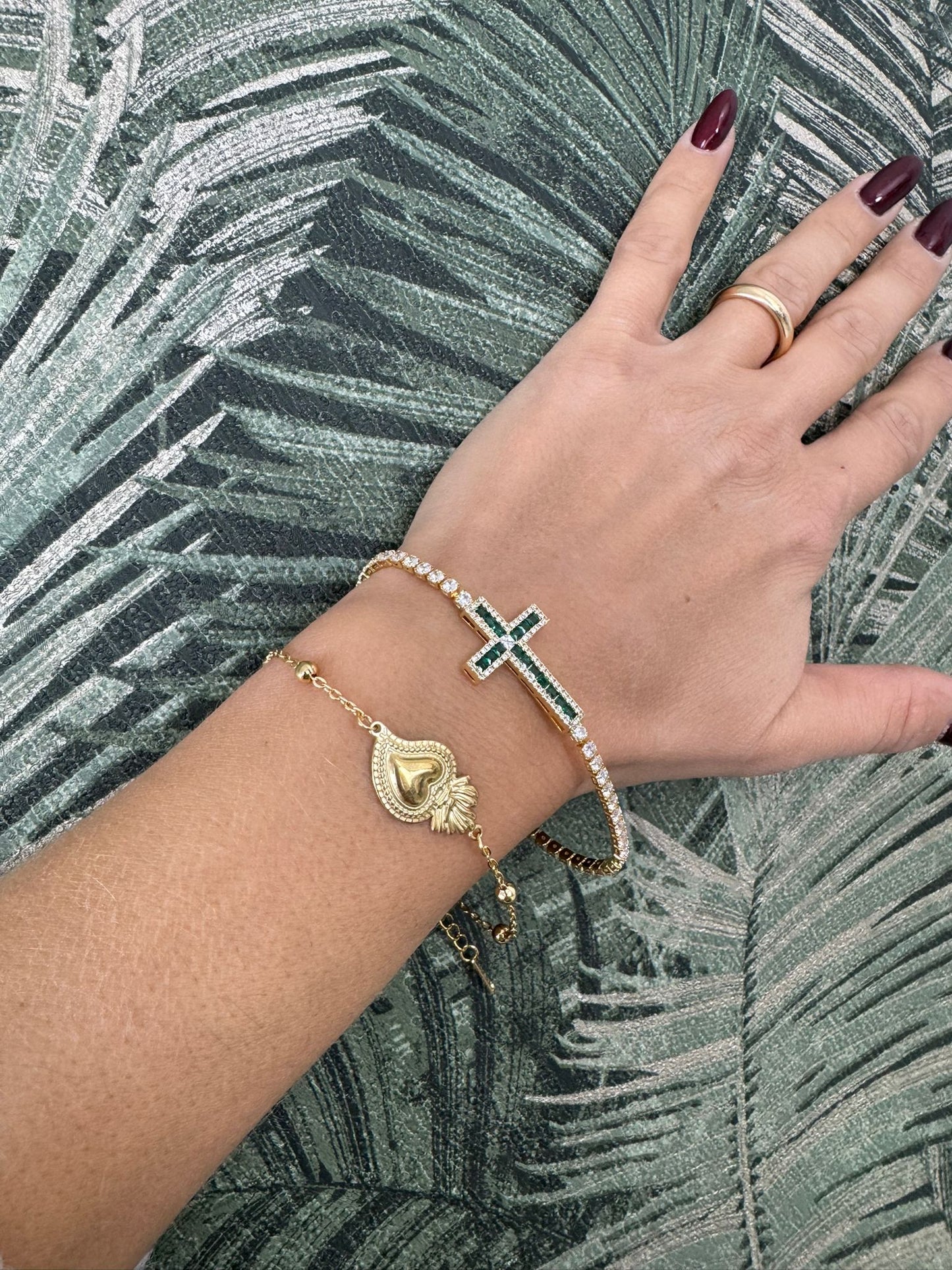 Bracciale cuore sacro