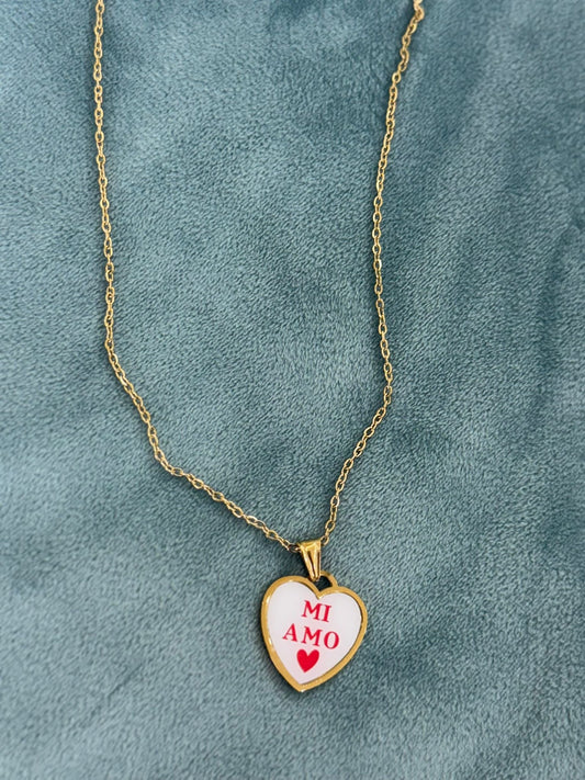 Collana Simbolika con ciondolo significativo base oro