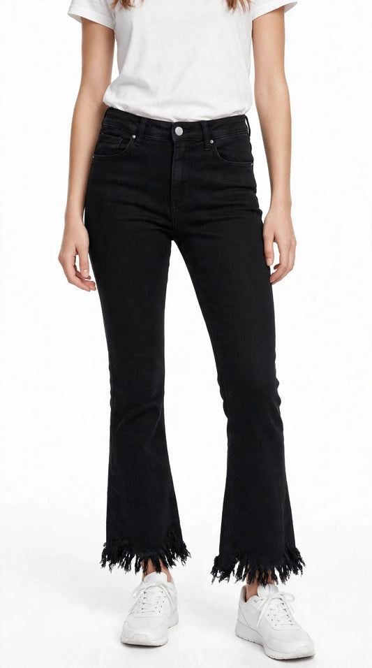 Jeans a zampa sfrangiato art- zx3260