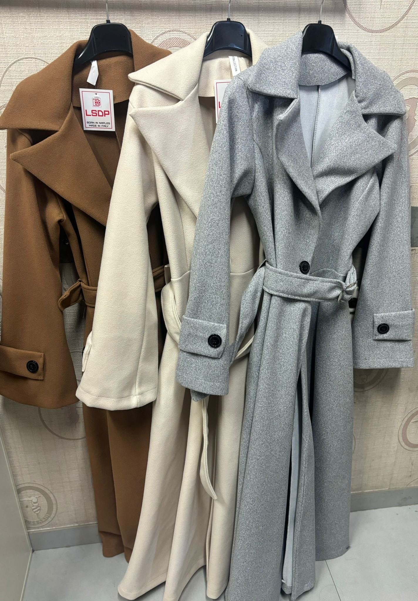 Cappotto lungo a campana