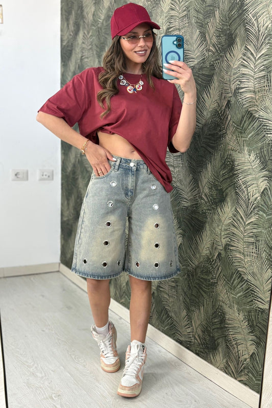 Bermuda jeans Art-9110