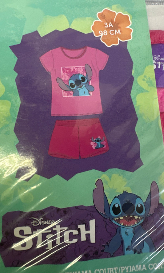 Completi bimba da casa Disney stitch Fuxia