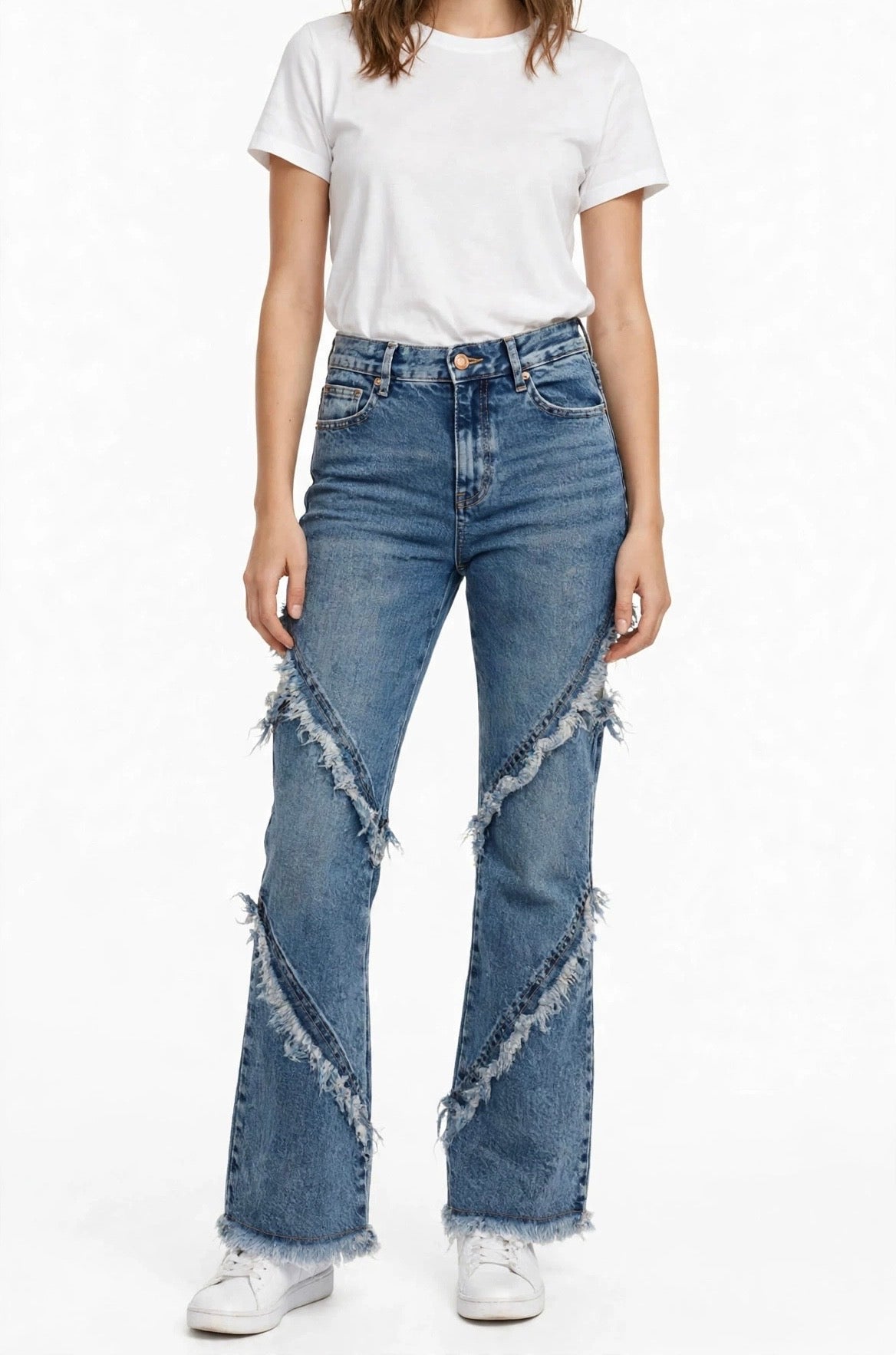 Jeans Spiral sfrangiato art- k170