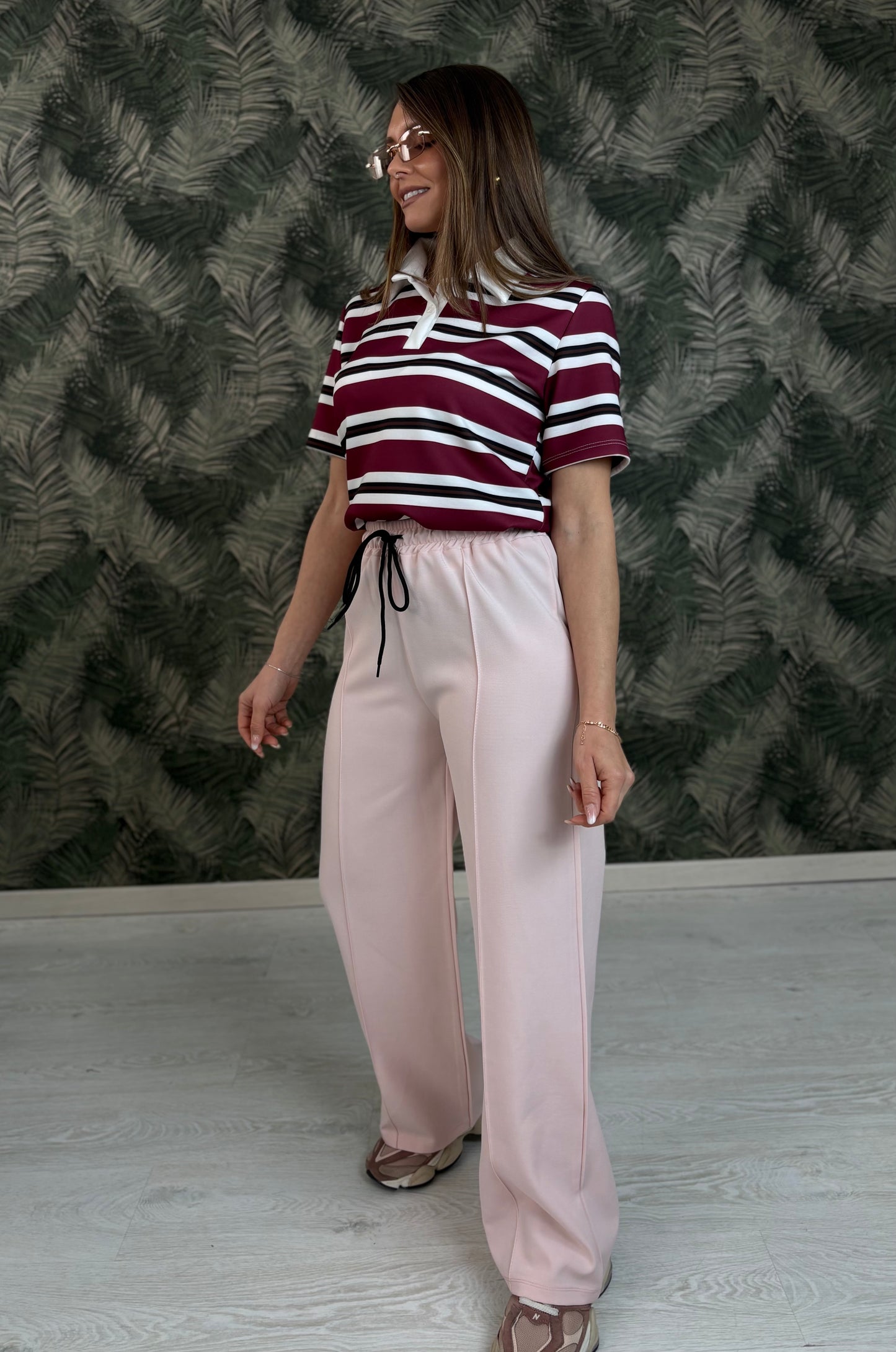 Pantalone con elastico a palazzo