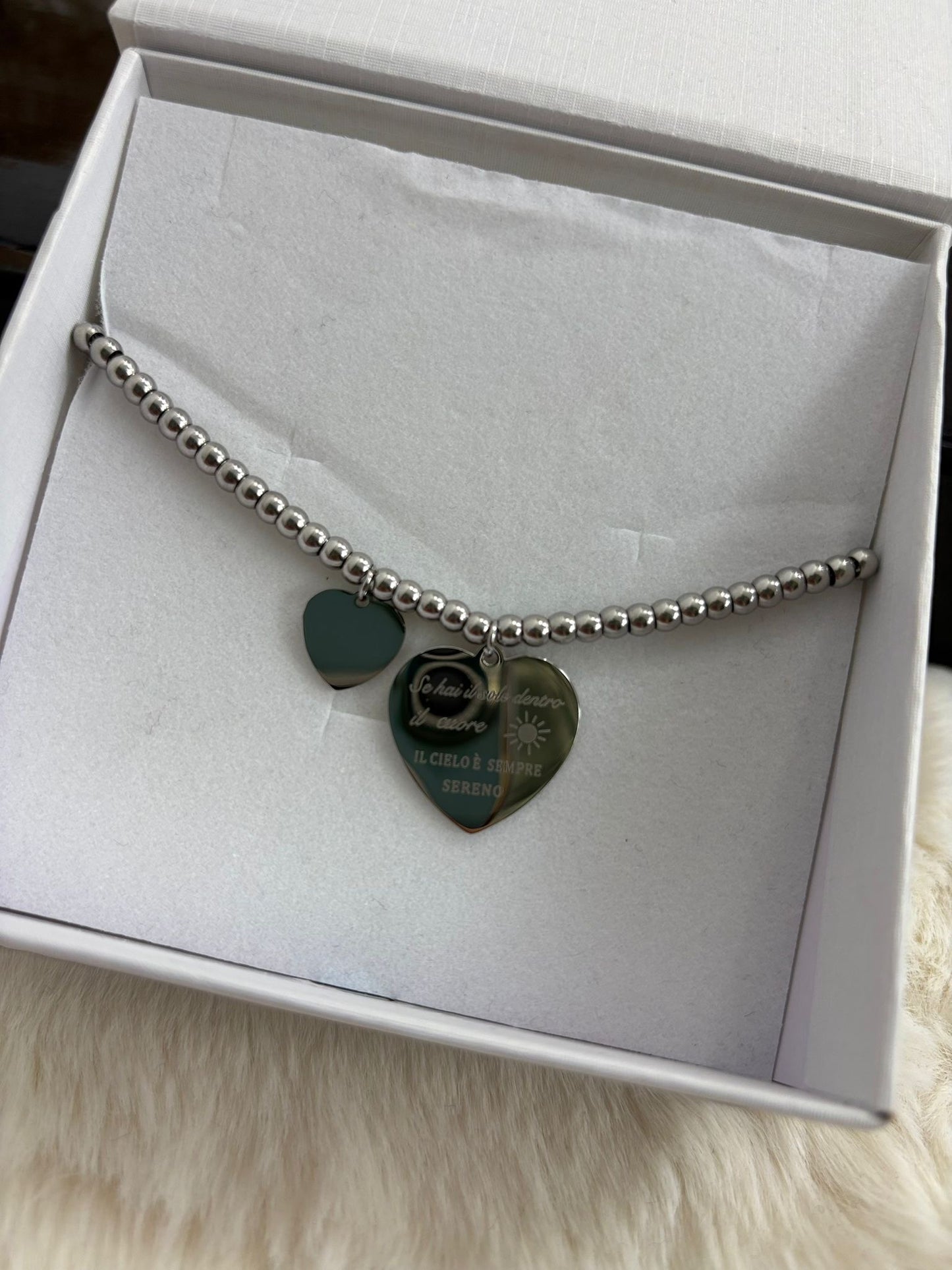 Bracciale con frase dedica