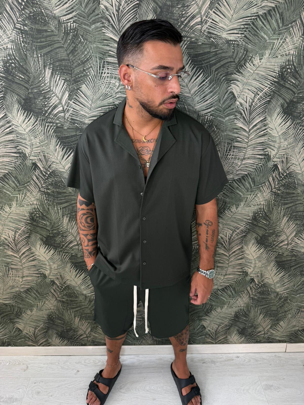 Camicia con colletto aperto LSDP art- lg111