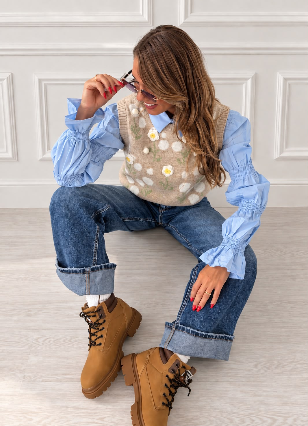 Jeans basic a palazzo art- Lm835